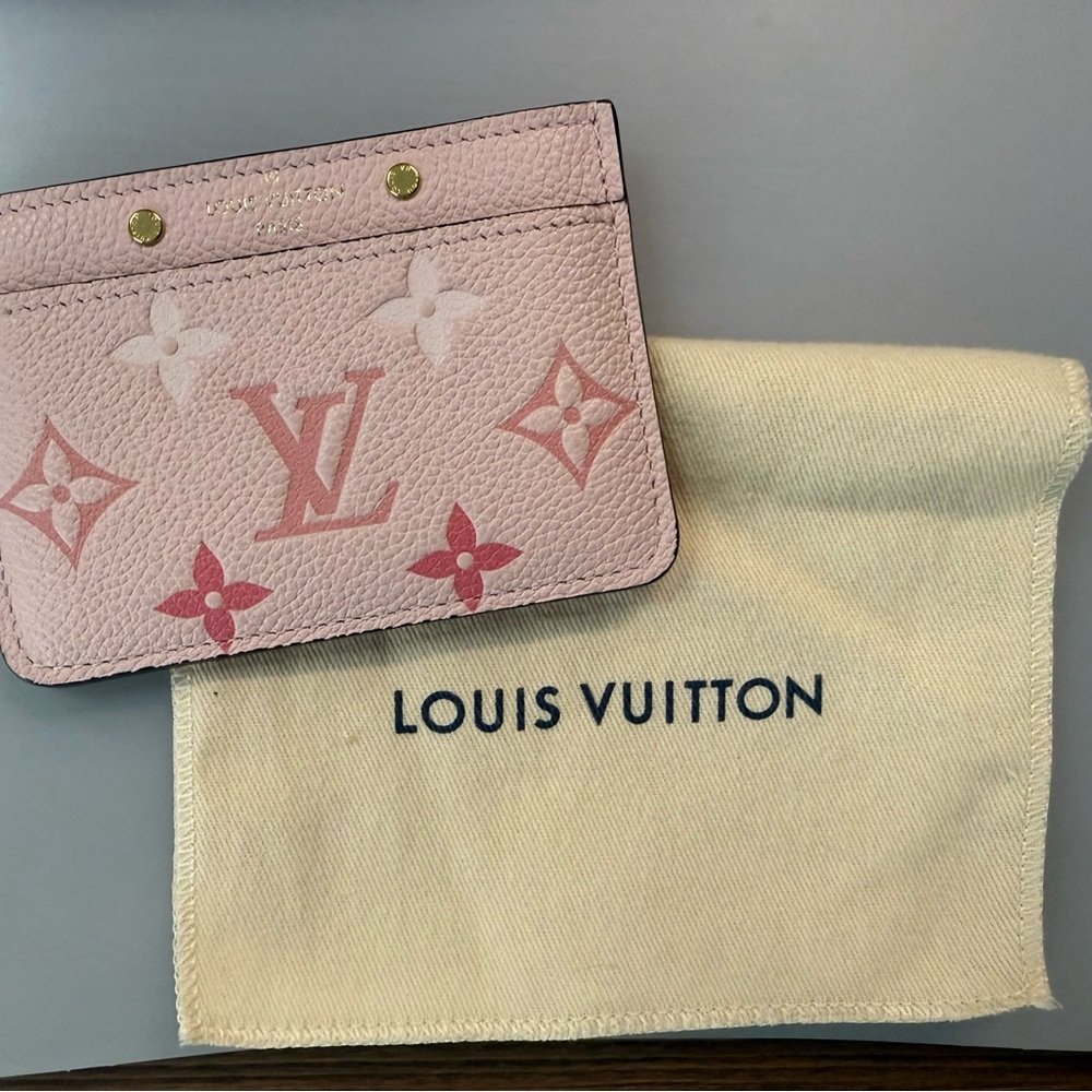 Louis Vuitton “By The Pool” card holder- preloved